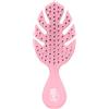 Wet Brush Go Green - Mini spazzola districante da viaggio, con setole IntelliFlex ultra morbide che allentano delicatamente i nodi, riducendo al minimo dolore, doppie punte e rotture, rosa