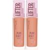 Maybelline New York Lifter Plump & Glow Fondotinta Illuminante Idratante Rimpolpante Finish Naturale per Tutti i Tipi di Pelle SPF 15 Colore 119 Acido Ialuronico e Niacinamide - 2 Flaconi da 30ml