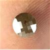 Sparkling Fancy Diamonds Diamante Naturale 0.47TCW 4.8 MM Rossastro Grigio Luccicante Sfera Rotonda Cut A