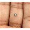 Sparkling Fancy Diamonds Grigio Diamante Decorato Rotondo Naturale Vero 0.16tcw 3.3MM