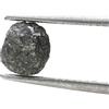 Surat*Diamond*City Uncut Diamante 1.58tcw Ferro Grigio Luccicante Naturale Sferica a Sfera Per