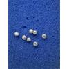 Surat*Diamond*City Perlina Rotondo Portamonete Diamante Naturale Lotto 7pc 0.82tcw Color Latte Gray