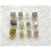 Surat*Diamond*City Decorato Rustico Diamante Lotto 1.75tcw Grigio Giallo Mix Colore Box Flatcut per