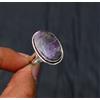 Fatto a mano Anello gioiello in argento sterling 925 con pietra preziosa caroite russa mis...
