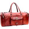 Pelle Viaggio Borsa Borsone Palestra Uomo Vintage Bagaglio da 86.4X30.5X30.5cm L