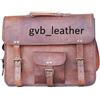Fatto a mano American Vintage Borsa Messenger Uomo In Pelle Marrone Per Laptop Con Spallaccio