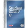 Brunnen, 1067174 Blocco note/quaderno, Premium Duo, raffinata copertina con effetto metallizzato A righe A4