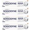 Sensodyne Repair & Protect - Set di 4 dentifrici sbiancanti, 75 ml