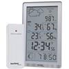 techno line Stazione meteorologica wireless WS9218 con trasmettitore esterno TX106-TH, temperatura interna, temperatura esterna, umidità, pressione atmosferica, previsioni