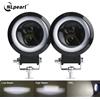 NLpearl 3 pollici LED luce da lavoro quadrato rotondo faro per auto Halo per moto Jeeps ATV SUV 12V 24V Angel Eyes luci di guida