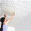 ctzsoop 35*35 cm Adesivi murali 3D Carta da parati Anti-collisione Camera da letto Decorazione impermeabile Sfondo Peel and Stick Soffitto Decorazioni per la casa
