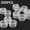 NONE 50/100/300 pz 5g Bottiglie Cosmetiche Trasparenti Contenitori Vaso Campione Barattolo di Crema Trasparente Per Le Arti Delle Unghie Piccolo Trasparente Può Può Può Per Balsamo