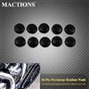 MACTIONS Moto 10PCS Pedana Anteriore Pedane Posteriori Inserti In Gomma Pad Per Harley Touring Road King Street Electra Glide FLHR 86-Up