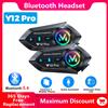 XINOWY Y12 Pro Casco da motociclista Auricolare Bluetooth Interfono Distanza 500M IP56 Assistente vocale antipolvere e impermeabile Miscelazione Condivisione musicale
