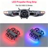 DROXUANK Anello Luminoso a LED per Elica Drone DJI NEO 2, Accessorio per Volo Notturno, Copertura Elica con Luce LED, 3 Modalità