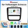 Junsun Autoradio Junsun Wireless CarPlay Android Auto per Volkswagen (VW) Scirocco Mk3 (Typ 13 Pre-facelift) 2008-2014 con ventola di raffreddamento integrata, navigatore GPS Android, lettore multimediale,