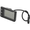 YUEHISY Display LCD per Bici Elettrica, Pannello di Controllo S866 con Contorno Impermeabile a 6 Pin per Modifica Scooter, Computer di Guida con Schermo Grande, Manubrio Universale da 22,2 Mm