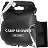 Générique Doccia portatile, kit da bagno esterno 20 l con tubo flessibile | borsa doccia riscaldata | per la spiaggia i viaggi il nuoto sport Van paesaggistico i soggiorni il dormitorio all'aperto