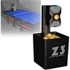 Generic Macchina automatica per palline da ping pong con rete di riciclaggio della palla, telecomando, frequenza della palla 35-90, impostazione casuale a 9 punti
