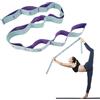 HIKPACKER Elastico Fasce di Resistenza, Cinturino per Esercizi con 11 Loops, Elastici per Stretching, Fascia Elastica Esercizi, Yoga Stretching Band per Pilates, Stretching,Fitness,Danza e Allenamento
