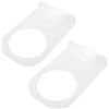 Healeved 2 Set Supporto da Parete in Acrilico per Palloni da Basket e Calcio, Resistente e Facile da Installare, per Casa e Negozi, Scaffale Multifunzionale Elegante
