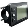 EfforPrac Pannello LCD per bicicletta elettrica per JN Ebike per JN Controller 36 V-48 V Tensione e connettore SM a 5 pin