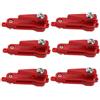 Kfwfuaee 6Pc Downrigger Outrigger Clip di Rilascio Pesante Tensione Snapper Pesca Pesca Attrezzatura Strumento Downrigger