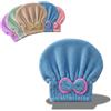 Stock Líder Asciugamano in microfibra per capelli, asciugamano per asciugare i capelli, asciugatura, veloce, assorbente, capelli bagnati, leggeri, morbidi, turbanti, capelli, anti-crespo, regolabile