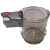 RiseNova Pattumiera di ricambio per aspirapolvere portatili H.Koenig UP600 UP810, design ergonomico con manico per un corretto ripristino dell'aspirazione, lavabile (confezione da 1)