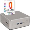 Ankermann-PC Ank-IX A5 Mini PC | 16GB RAM | 512GB NVMe SSD | Windows 11 | AMD Ryzen 5 7430U | WiFi & Bluetooth | MS Office 2024