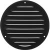 Steinberg14 Griglia di Ventilazione Rotonda 125mm - Lamiera Antracite con Zanzariera - Copertura di Ventilazione - Registro di Scarico Aria