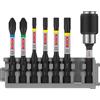 Bosch Professional 7 pz. di Bit di Avvitamento (Impact Control, T/PZ/PH Bits, Lunghezza 25mm, Quick Release, Pick and Click, Accessorio Avvitatore a Impulsi)