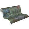 A.S. Création Livingwalls Carta da parati jungle 396471 in verde, grigio, blu - con effetto giungla - floreale con foglie di palma - di alta qualità su 10,05m x 0,53m