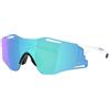 OAKLEY CYBR ZERO POL WHT PRIZM SAPPHIRE Occhiali Sportivi