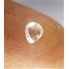 NATURAL ROSE CUT DIAMONDS Diamante Naturale Pera Rosa Taglio Bianco H Colore SI1 0.24TCW 4.6 X 3.8 X 1.5