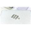 NATURAL ROSE CUT DIAMONDS Diamante Naturale Lotto Sale Pepe Rotondo Brilliantcut 1 MM (Piccoli) 10 PC