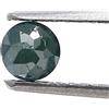 Sparkling Fancy Diamonds Natural Diamond 0.33ct Taglio Tambuli Grigio Azzurro Scuro Rotondo Loose