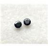 NATURAL ROSE CUT DIAMONDS Coppia Di Diamanti Naturali Facettati Neri Da 1,8MM
