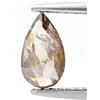 Surat*Diamond*City Marrone Pera Loose Diamante Naturale 0.49tcw A Fare Gioielli 7.5mm