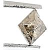 Surat*Diamond*City Diamante Sciolto Naturale Fancy Grigio Marrone 0,73 Carati Forma Aquilone 7Mm