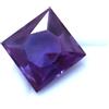 Perfetto 6.70 CT Naturale Viola Zaffiro Taglio Princess Certificato Loose Pietra