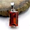 Chirag Gems Naturale 20 KT Arancione Zaffiro Certificato Loose Gemma 925 Massiccio Argento