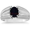 ArtikJewels Riscaldato Zaffiro Blu Gemma Con 925 Anello Argento Sterling per Uomo AJ259
