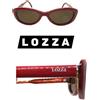 LOZZA 1590 occhiali da sole donna vintage anni 90's made in italy piccoli ROSSO