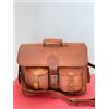 Fatto a mano Nuovo Uomo Vero Capra Pelle Marrone Vintage Tracolla Gratis Mini Borsa