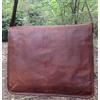 Fatto a mano 18 Borsa A Spalla Messenger In Vera Pelle Da Uomo Vintage Fatta Negli USA