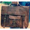Fatto a mano Elegante Qualità Vera Vintage In Pelle BRIEFCASE MESSENGER SATCHEL LAPTOP Bag