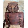 Fatto a mano Borsa Tracolla Uomo Laptop Vintage In Pelle Marrone Vintage 9" Tote Free