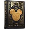 Cartemagic Bicycle Mickey Mouse Black & Gold - Mazzo di Carte