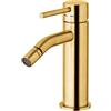 Paffoni Miscelatore per bidet Paffoni Light senza scarico oro spazzolato LIG131HGSP